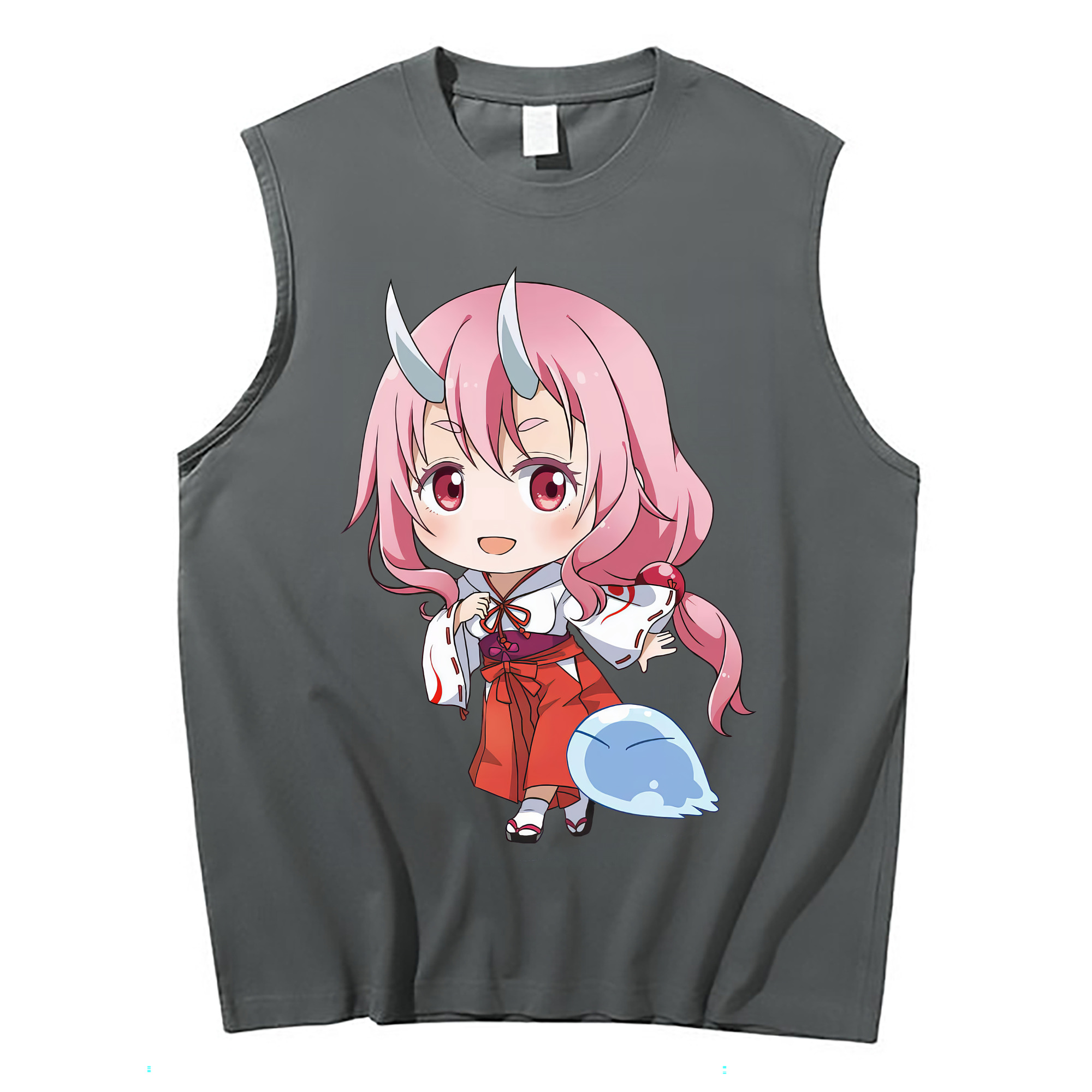 （画像用） 転スラ Regarding Reincarnated to Slime コットン100％タンクトップ（フロントプリント）